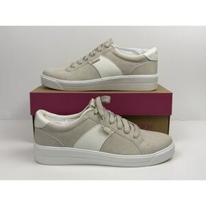 Ryka Viv Classic Sneakers Women Sz 8.5 Wide Width Sports Lifestyle Beige/White